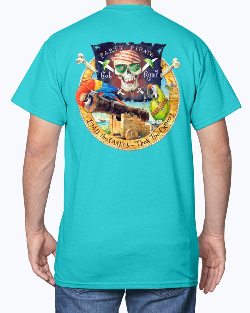 jimmy buffett tshirt caribbean soul beach parrot pirate