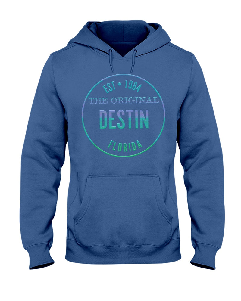 Original Destin Florida Happy Place Est 1984 Fleece Hoodie gradient