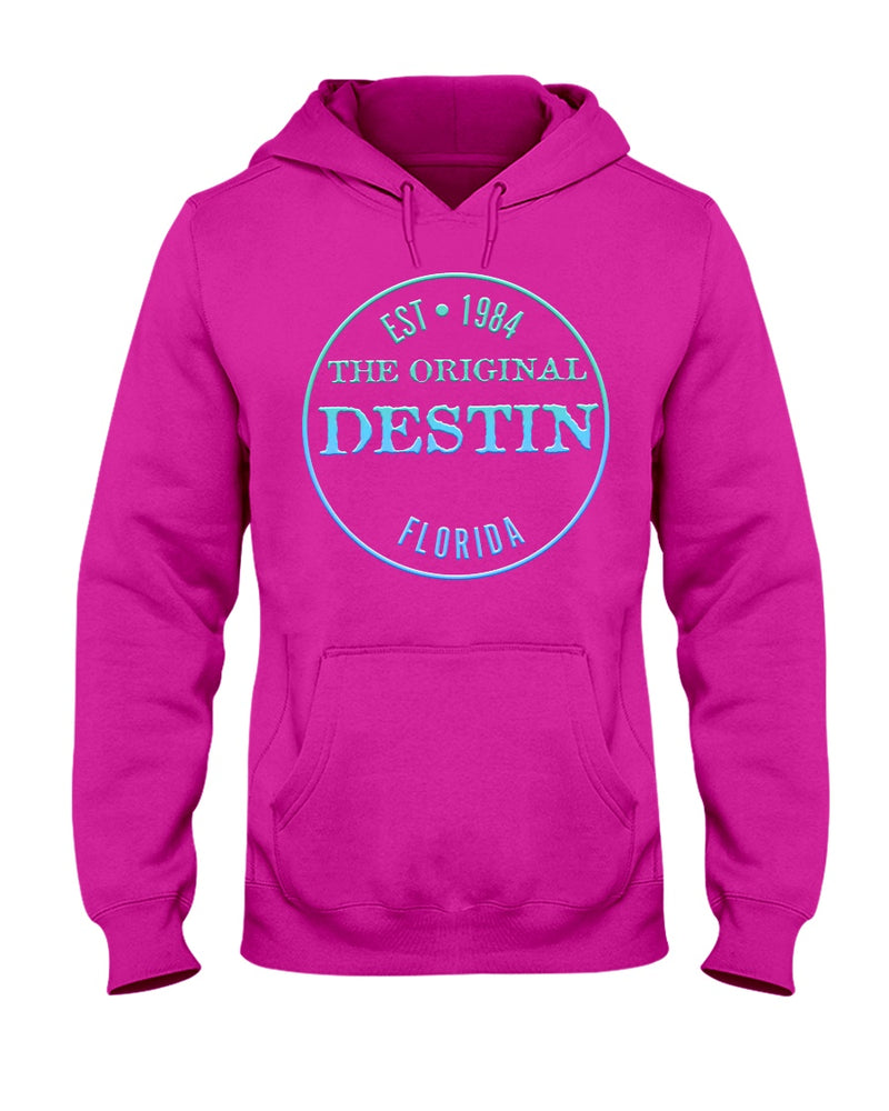 Original Destin Florida Hoodie Est. 1984 Hot Pink