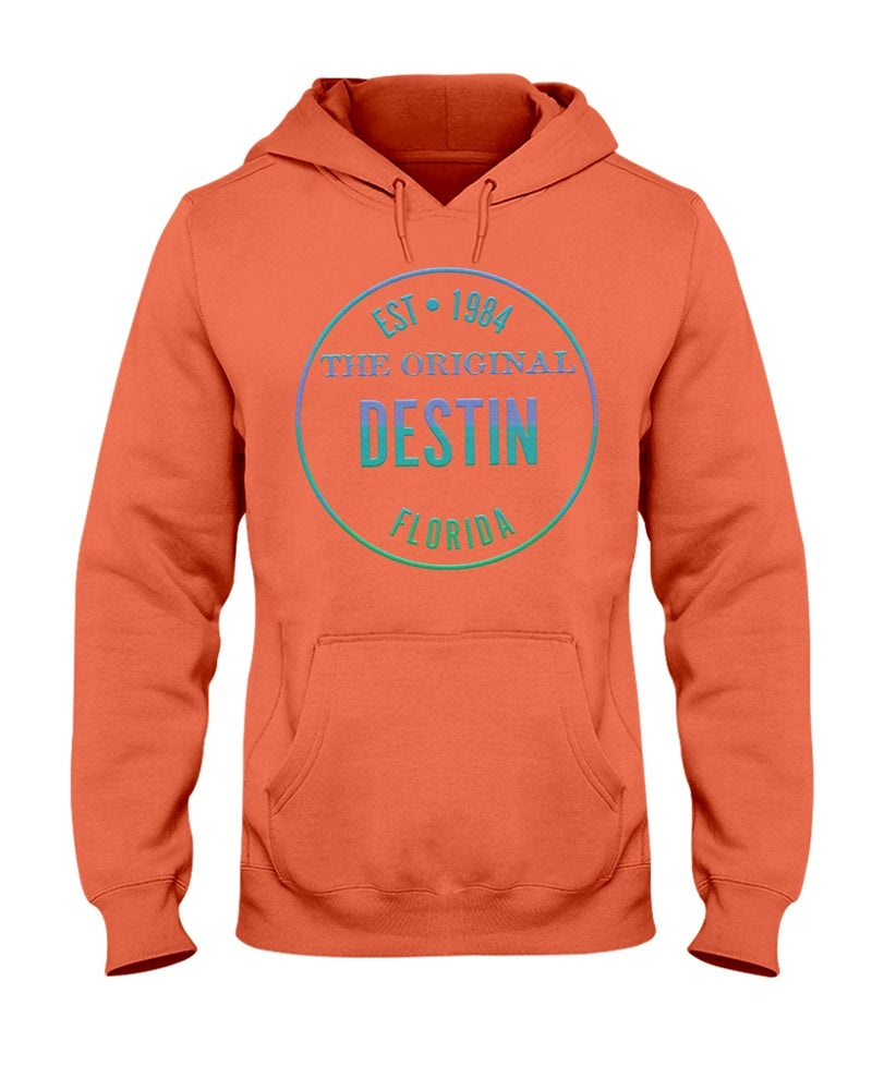 Original Destin Florida Happy Place Est 1984 Fleece Hoodie gradient