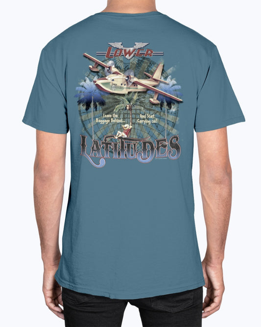 Leave the Baggage Behind & Start Carrying On 6.1 Oz Soft Washed Cotton T-shirt