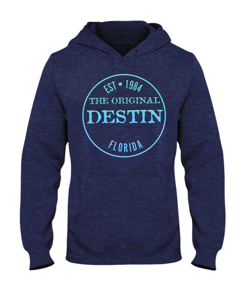 Original Destin Florida Hoodie Est. 1984 Navy Heather