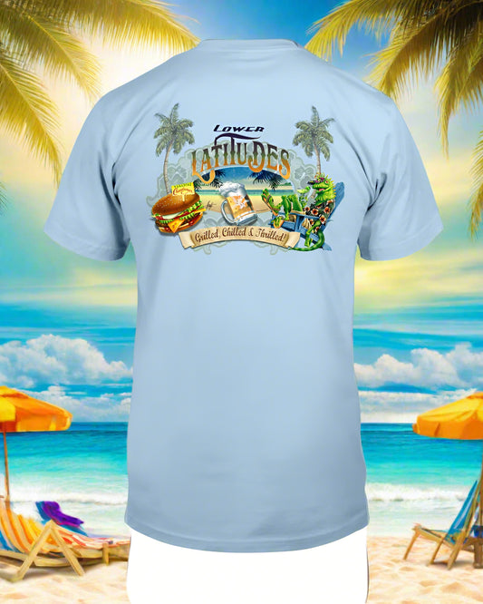 jimmy buffett tshirt cheeseburger in paradise caribbean soul