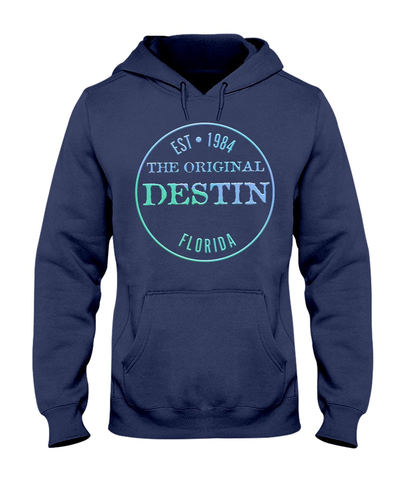 Original Destin Florida Happy Place Est 1984 Fleece Hoodie gradient