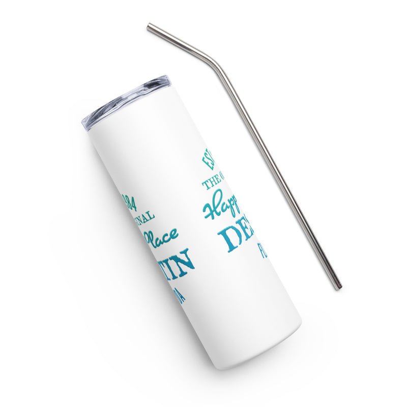 Destin Florida Is My Happy Place Stainless Steel Drink Tumbler