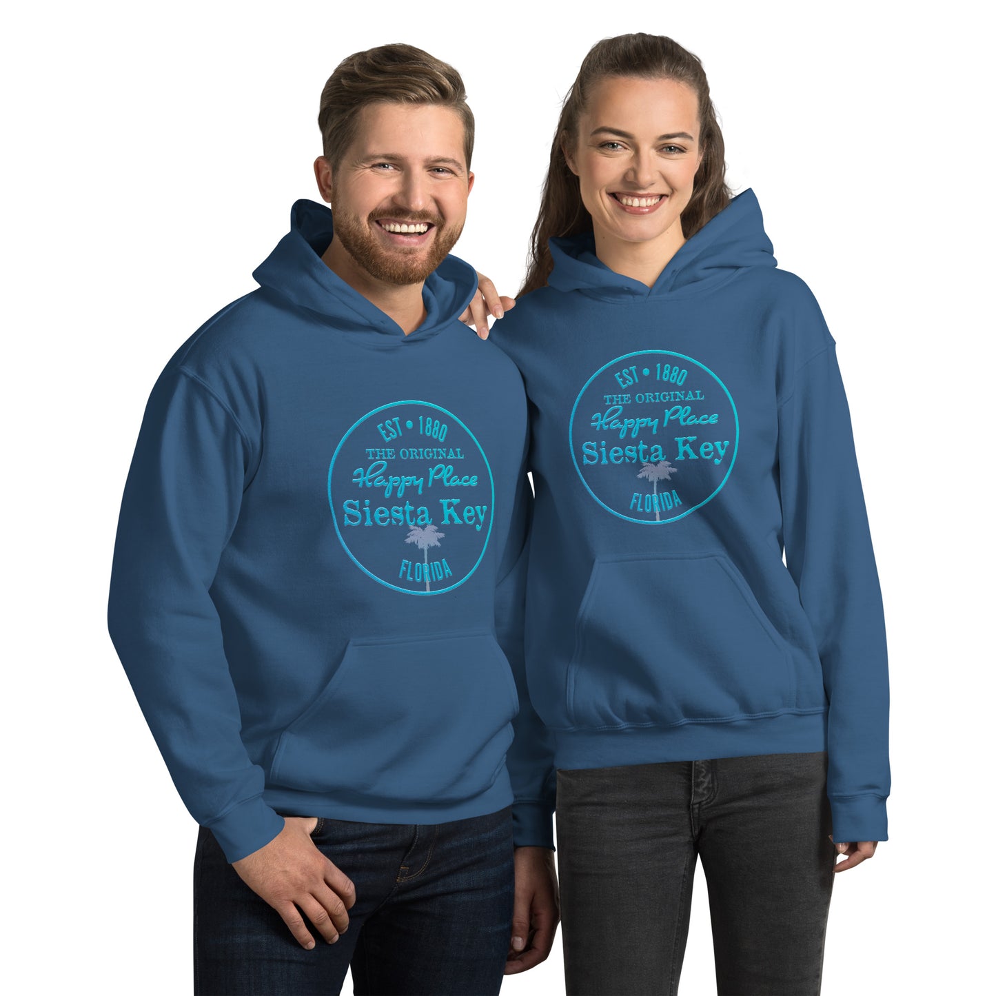 Unisex Original Siesta Key Beach Fleece Hoodie Sweatshirt Pullover