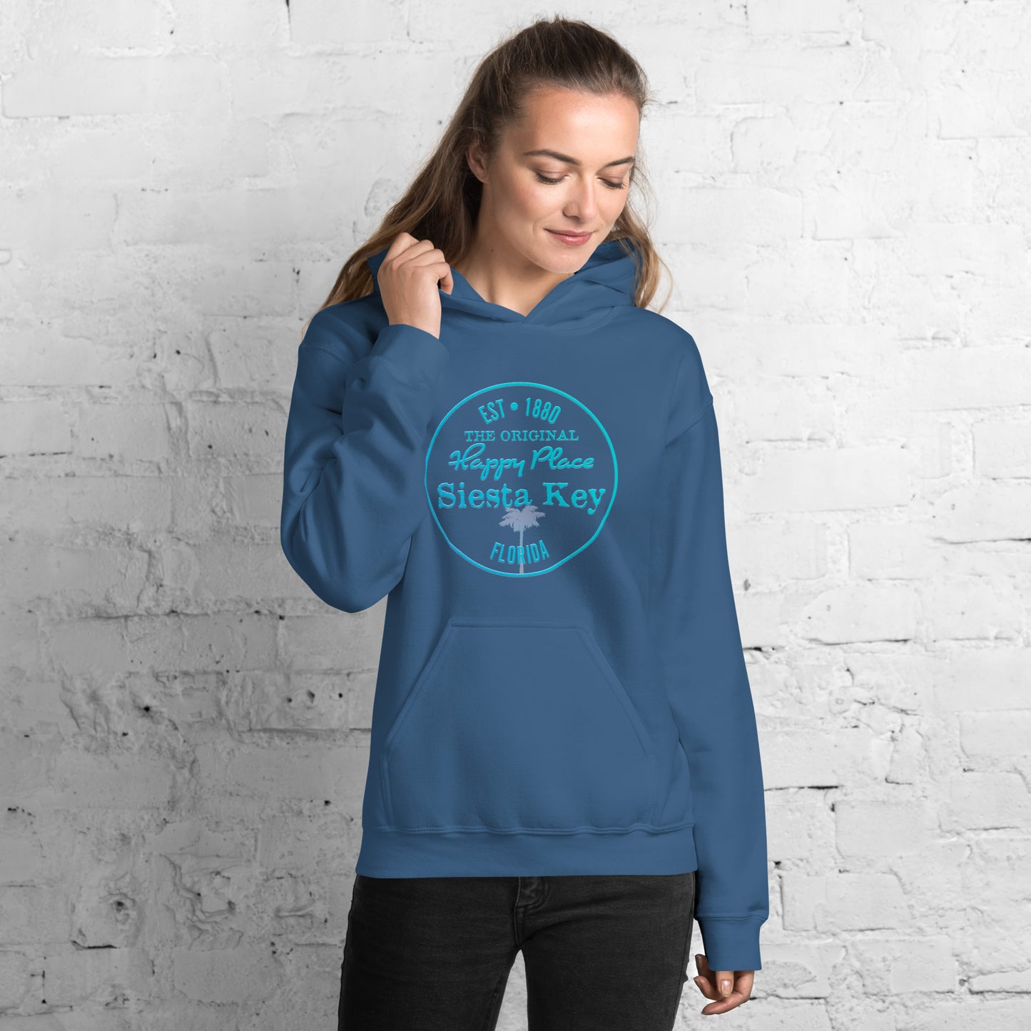 Unisex Original Siesta Key Beach Fleece Hoodie Sweatshirt Pullover