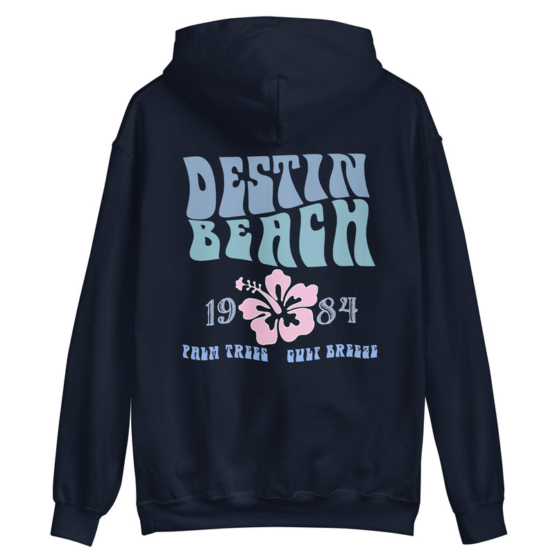 Destin Florida Beach Hoodie Unisex Womens Mens Mid-Weight Retro aesthetic vsco california vintage